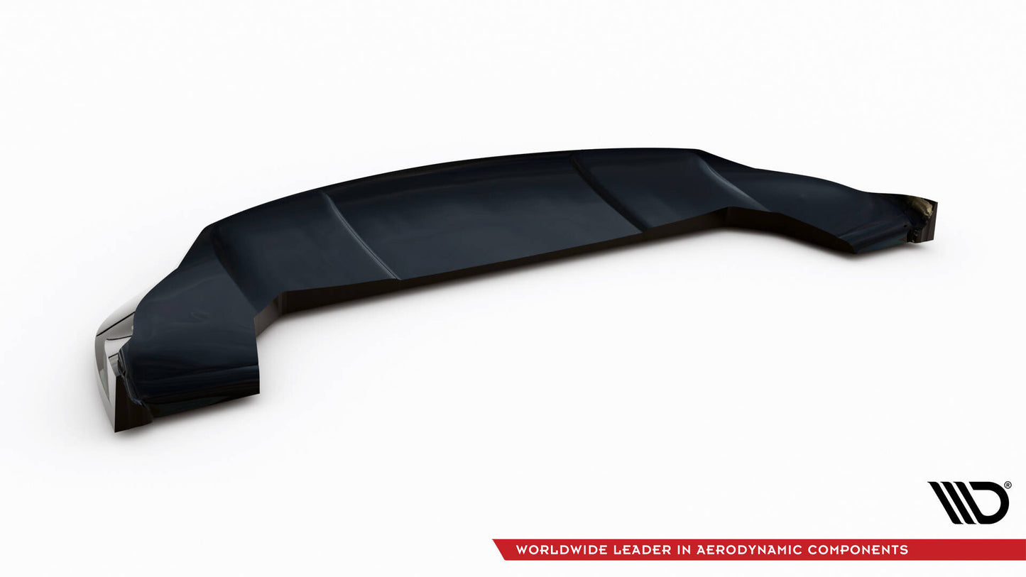 Front Ansatz V.1 für Tesla Model X Mk1 Facelift schwarz Hochglanz