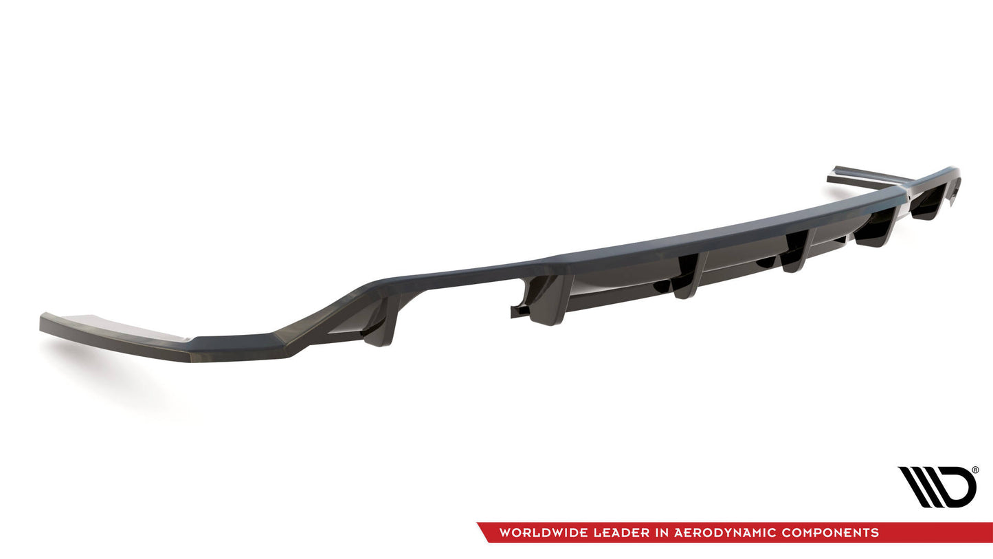 Mittlerer Cup Diffusor DTM Look Heck Ansatz für BMW 2 M-Paket F22 schwarz Hochglanz