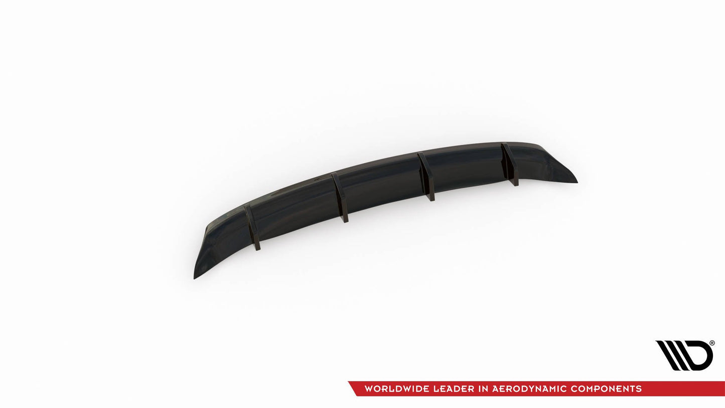 Diffusor Heck Ansatz für Lexus IS F Mk2 schwarz Hochglanz