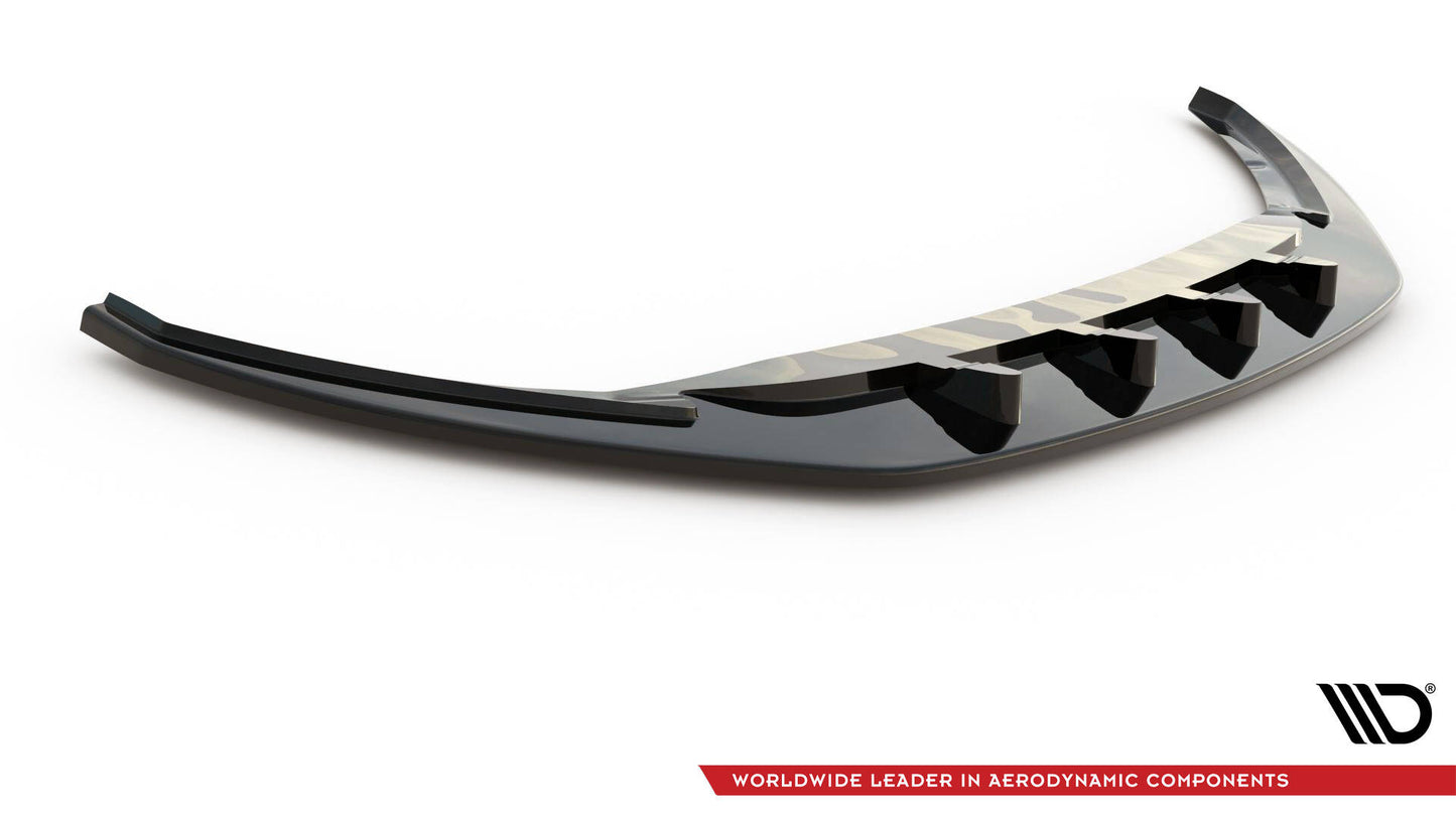 Front Ansatz V.3 für Skoda Superb Liftback / Combi Mk3 schwarz Hochglanz