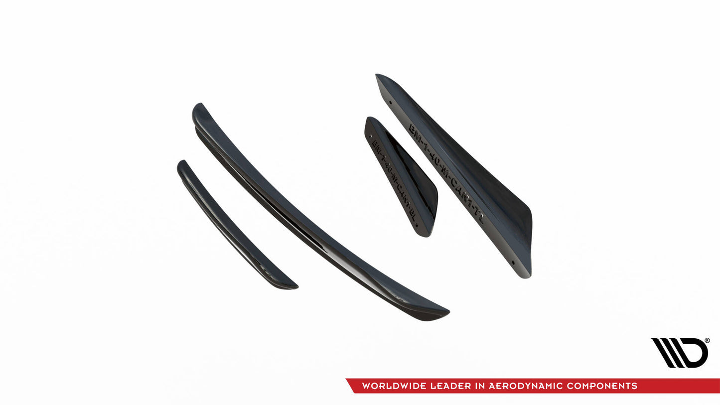 Stoßstangen Flaps Wings vorne Canards für BMW 1er M-Paket / M135i / 128ti F40
