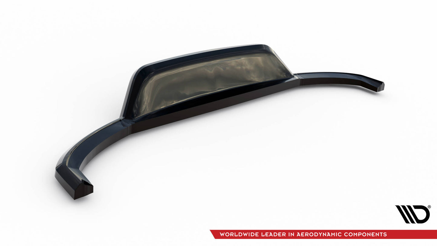 Mittlerer Cup Diffusor DTM Look Heck Ansatz für Jaguar E-Pace R-Dynamic Mk1 schwarz Hochglanz