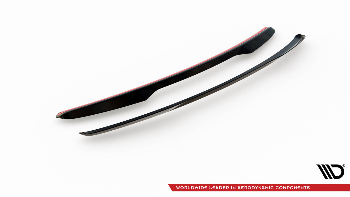 Spoiler CAP für Nissan GTR R35 Facelift schwarz Hochglanz