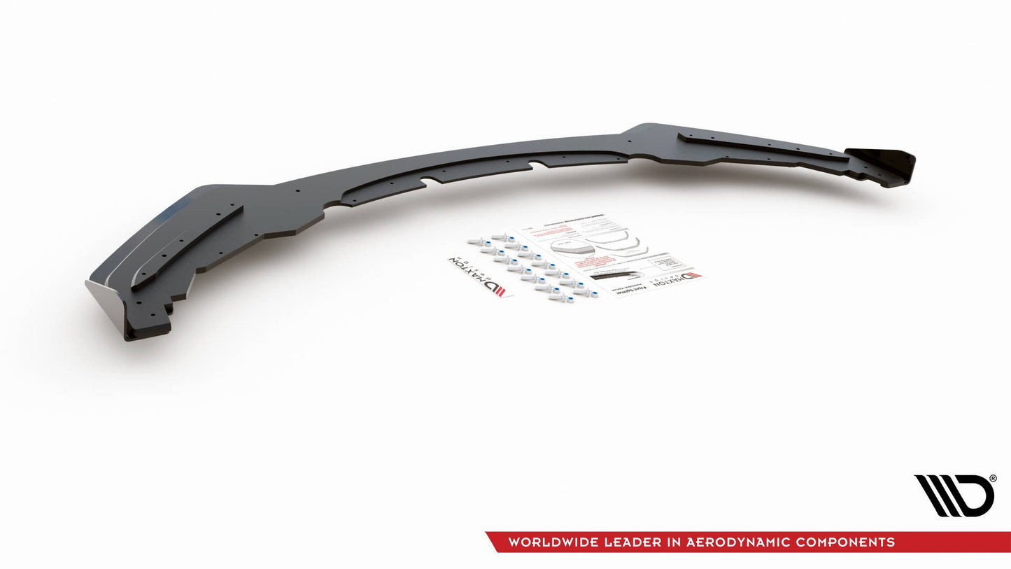 Street Pro Front Ansatz für +Flaps für BMW M135i F20 schwarz Hochglanz