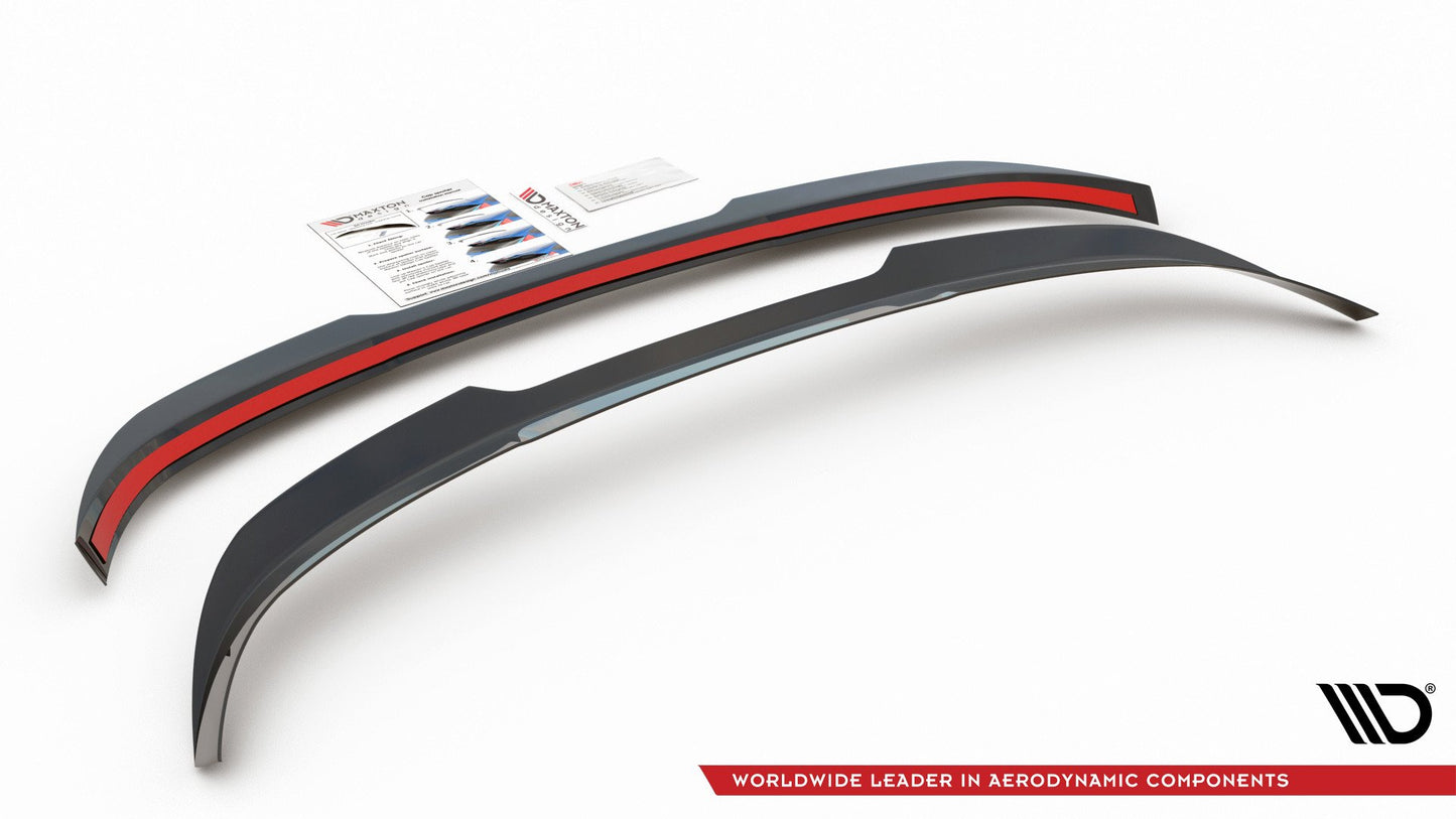 Spoiler CAP für BMW 1er F40 M-Paket schwarz Hochglanz