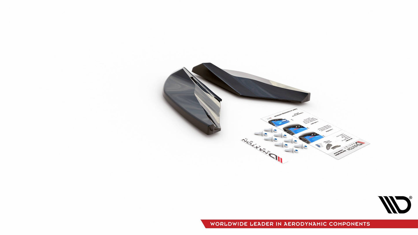 Heck Ansatz Flaps Diffusor für Cupra Ateca Mk1 / Mk1 Facelift schwarz Hochglanz