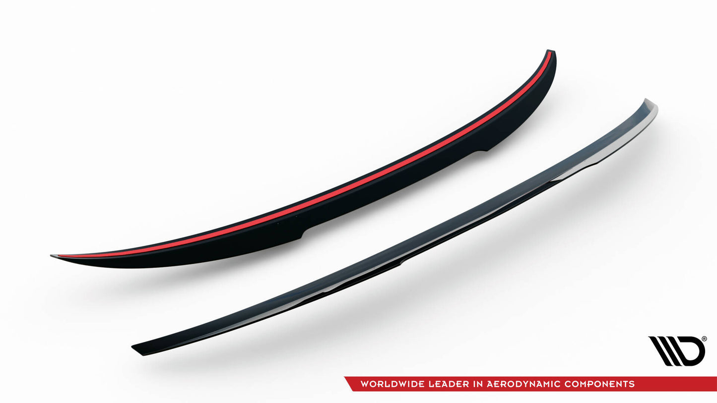 Spoiler CAP für BMW 4er F32 schwarz Hochglanz