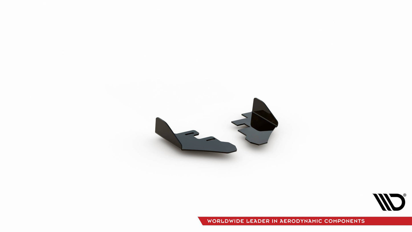 Hintere Seiten Flaps für VW Golf GTI Mk6 schwarz Hochglanz