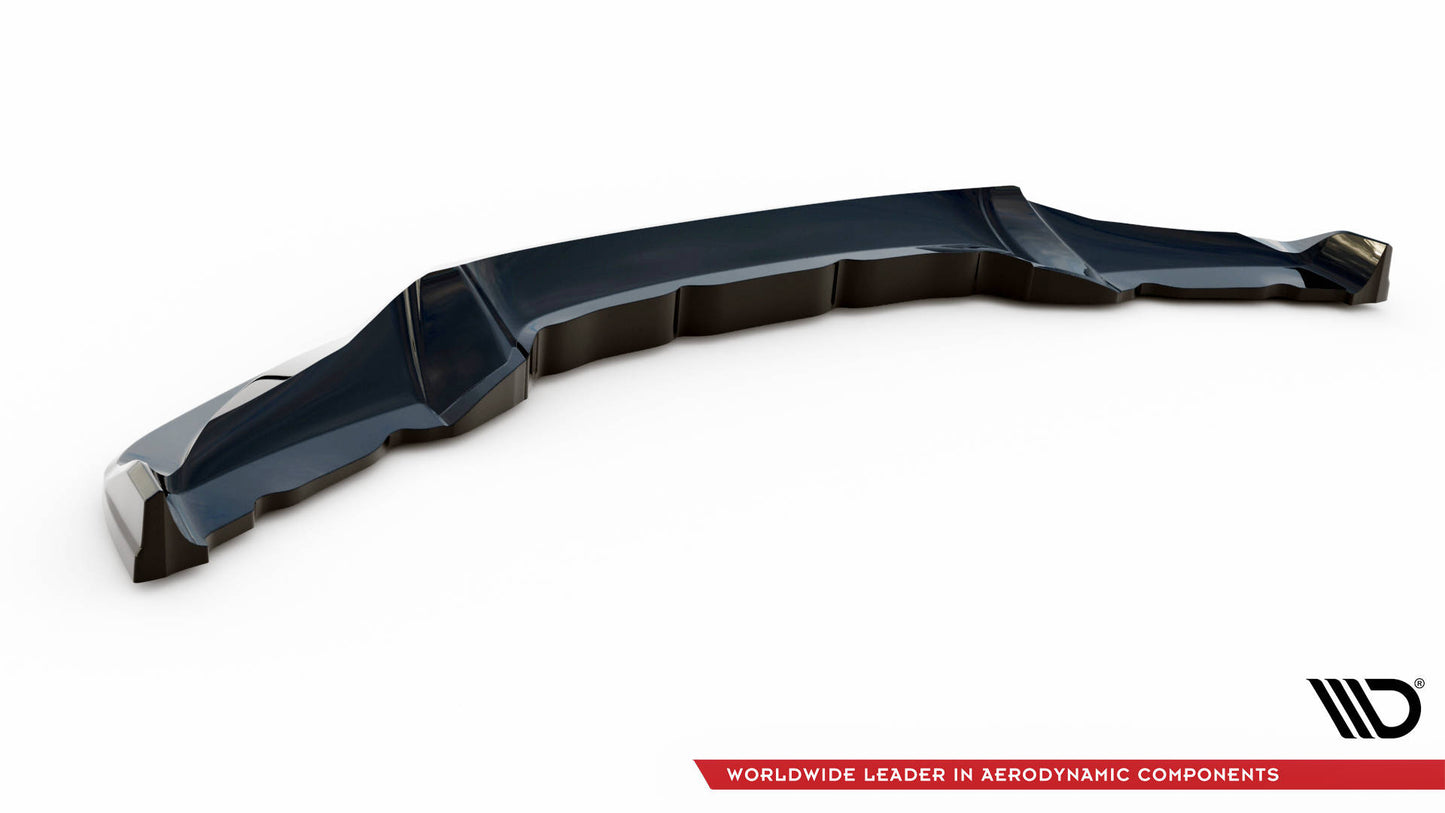 Front Ansatz V.3 für BMW X6 M-Paket F16 schwarz Hochglanz