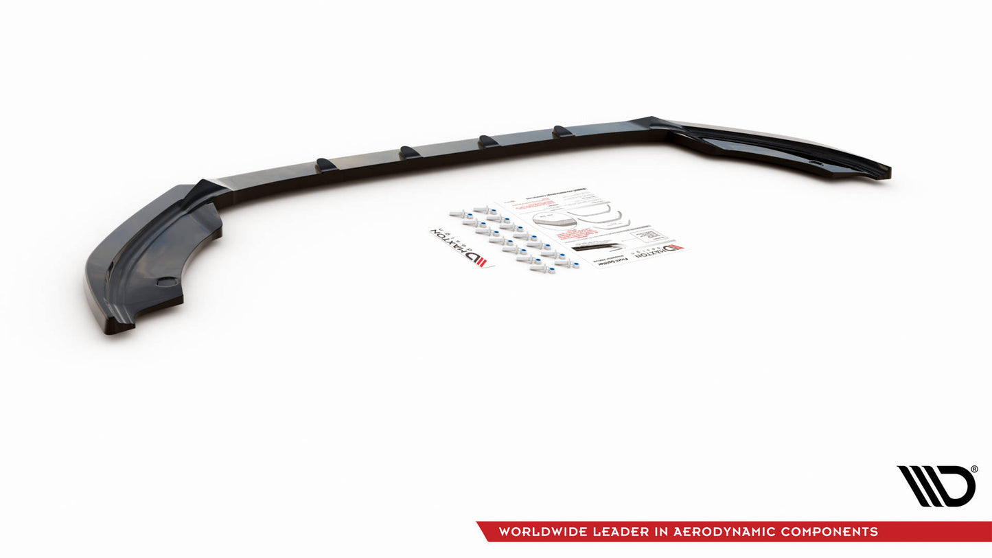 Front Ansatz V.2 für Seat Ibiza FR/ Standard Mk5 schwarz Hochglanz