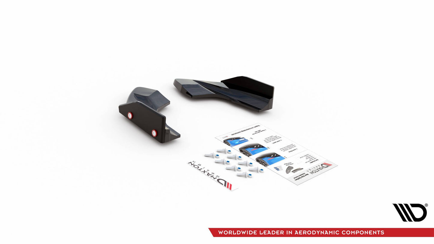 Heck Ansatz Flaps Diffusor V.2 + Flaps für VW Golf R Mk8 Facelift