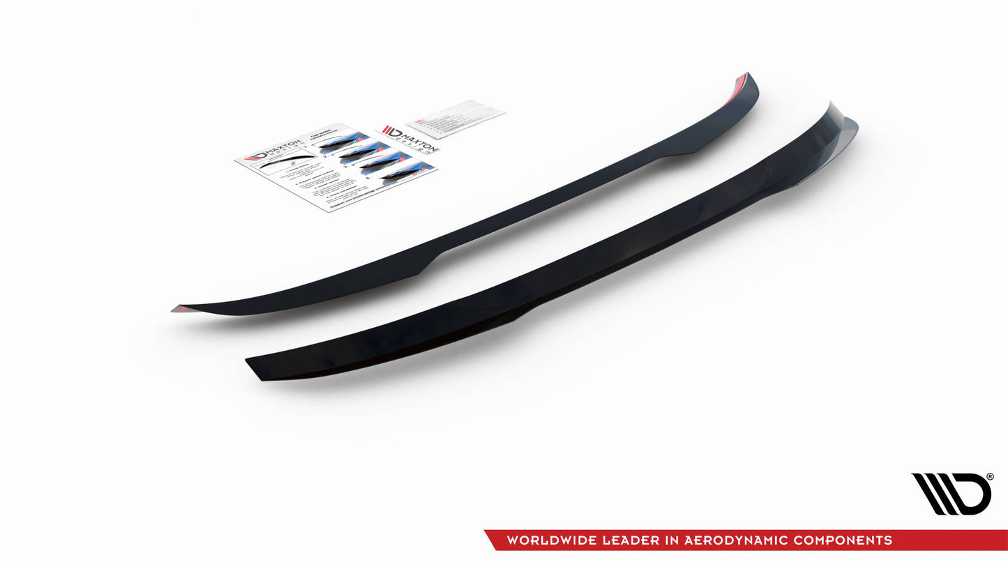 Spoiler CAP für Honda Civic Tourer Mk9 schwarz Hochglanz
