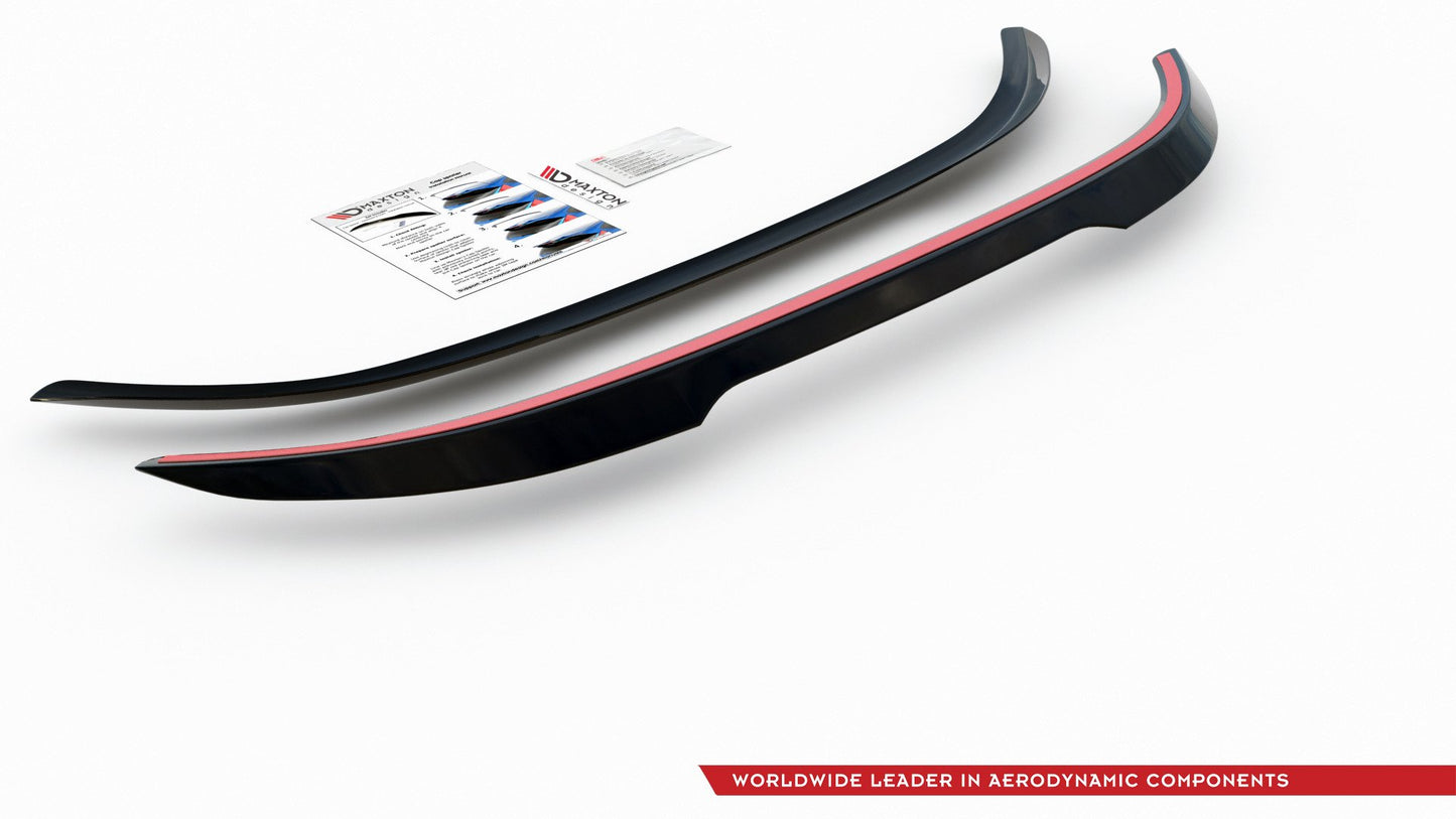 Spoiler CAP für BMW 8 Coupe M-Paket G15 schwarz Hochglanz