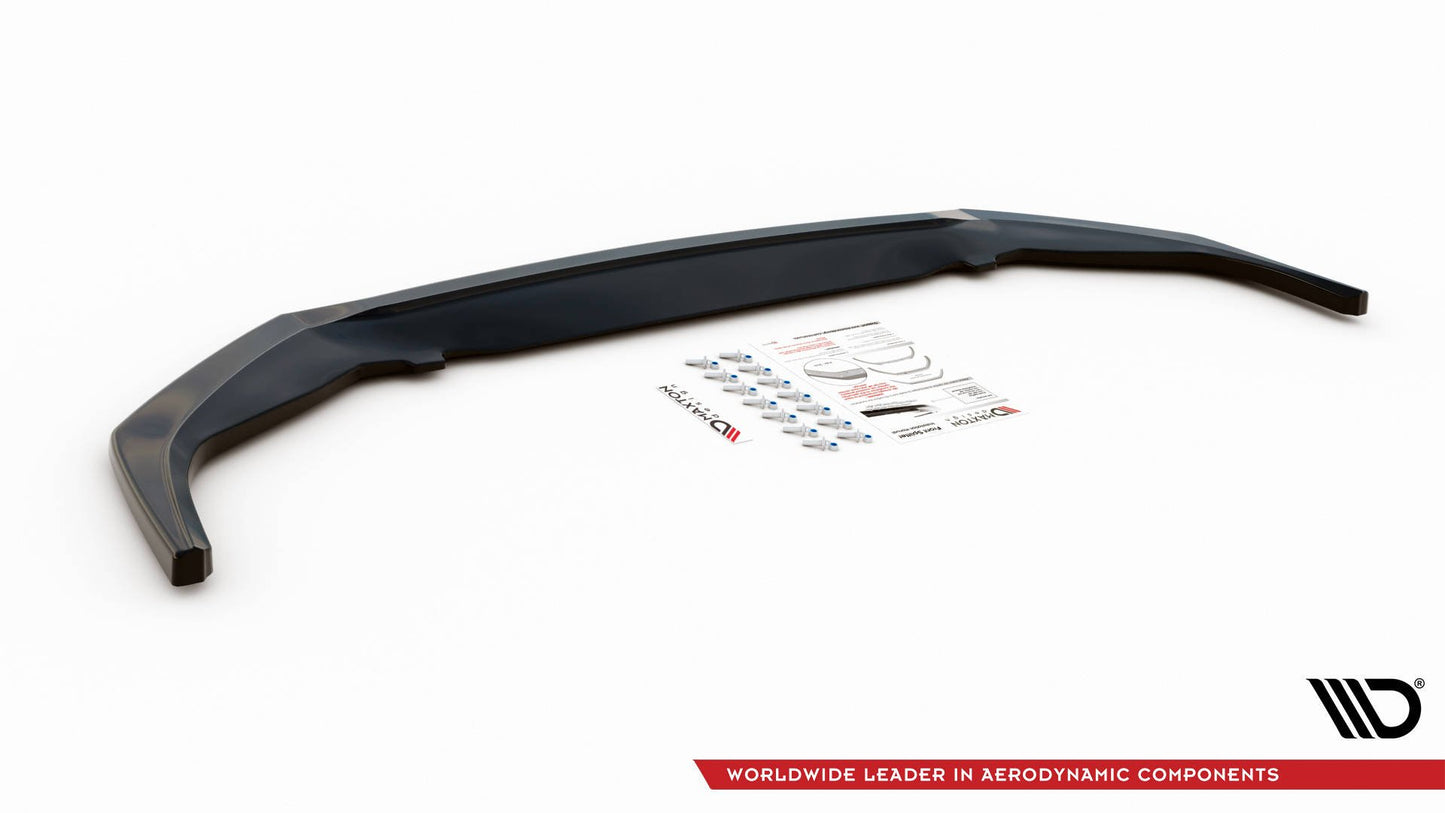 Front Ansatz V.1 für Toyota GR Yaris Mk4 schwarz Hochglanz