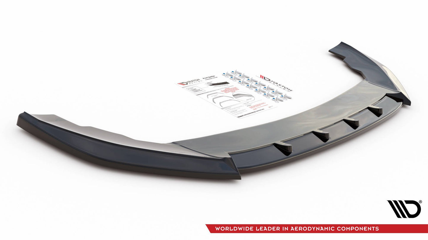 Front Ansatz V.1 für Seat Leon FR Mk4 schwarz Hochglanz