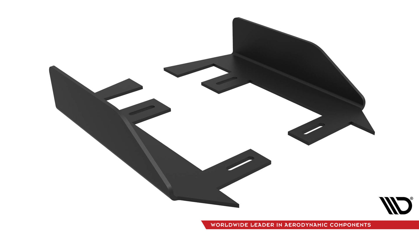 Seitenschweller Flaps für Mercedes-AMG A35 W177 Facelift schwarz Hochglanz