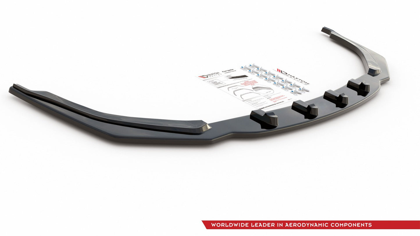 Front Ansatz V.1 für Toyota Corolla XII Touring Sports/ Hatchback schwarz Hochglanz