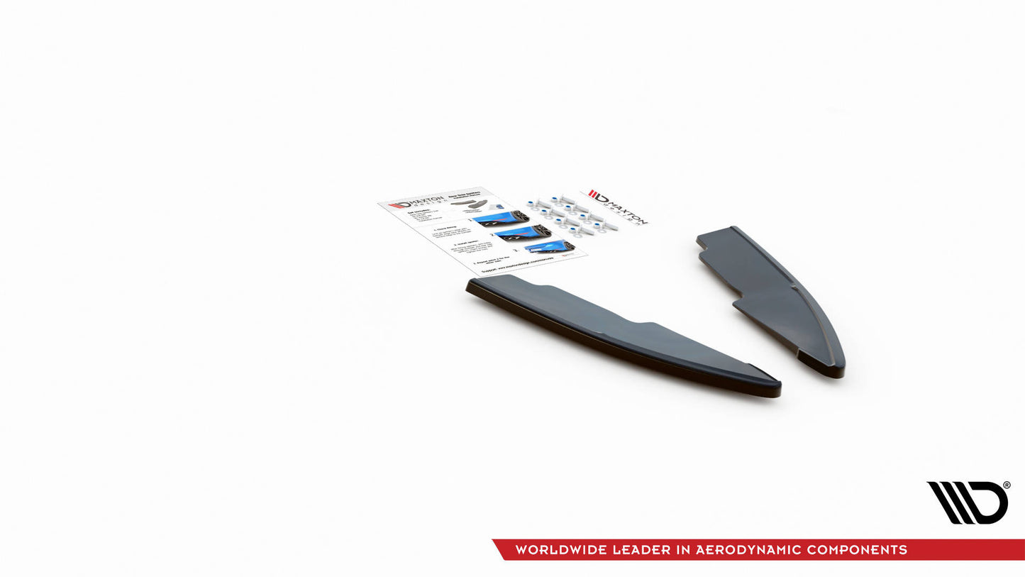 Heck Ansatz Flaps Diffusor für Ford Kuga ST-Line Mk3 Carbon Look