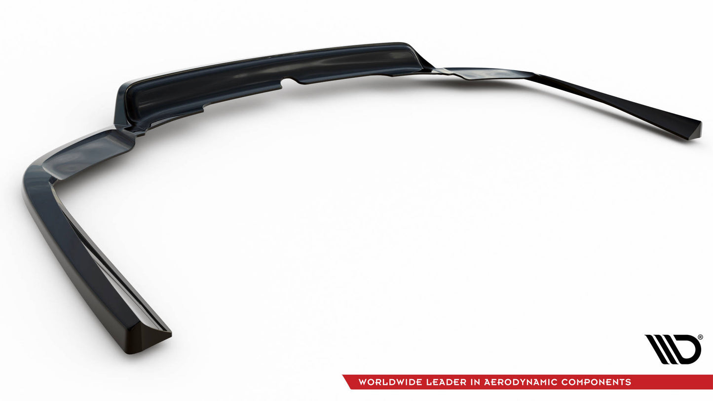 Mittlerer Cup Diffusor DTM Look Heck Ansatz für Volvo XC90 R-Design Mk2 Facelift schwarz Hochglanz