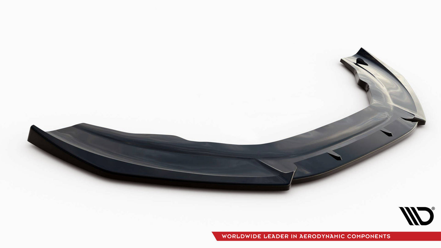 Front Ansatz für Audi A6 RS6 Look C7 schwarz matt