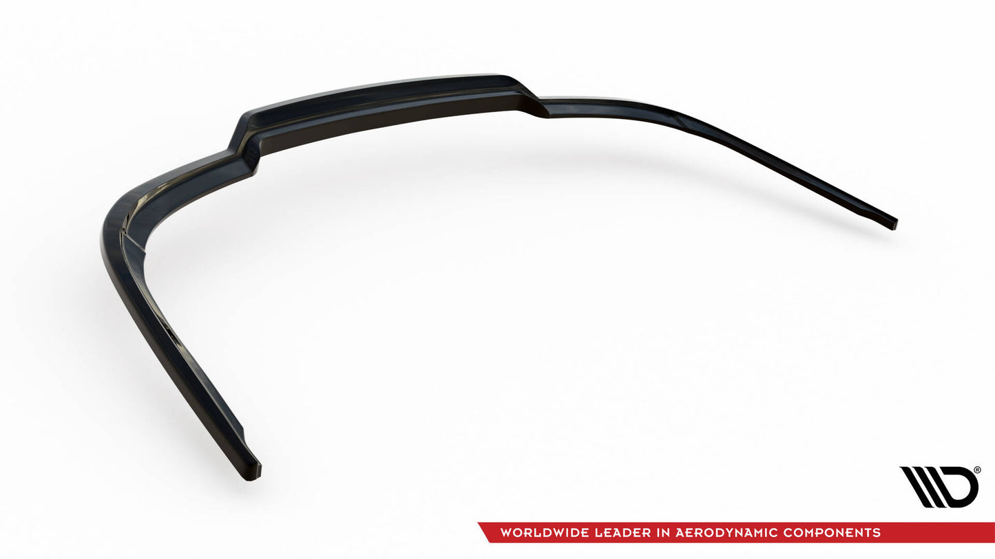 Mittlerer Cup Diffusor DTM Look Heck Ansatz für BMW 7 F01 schwarz Hochglanz