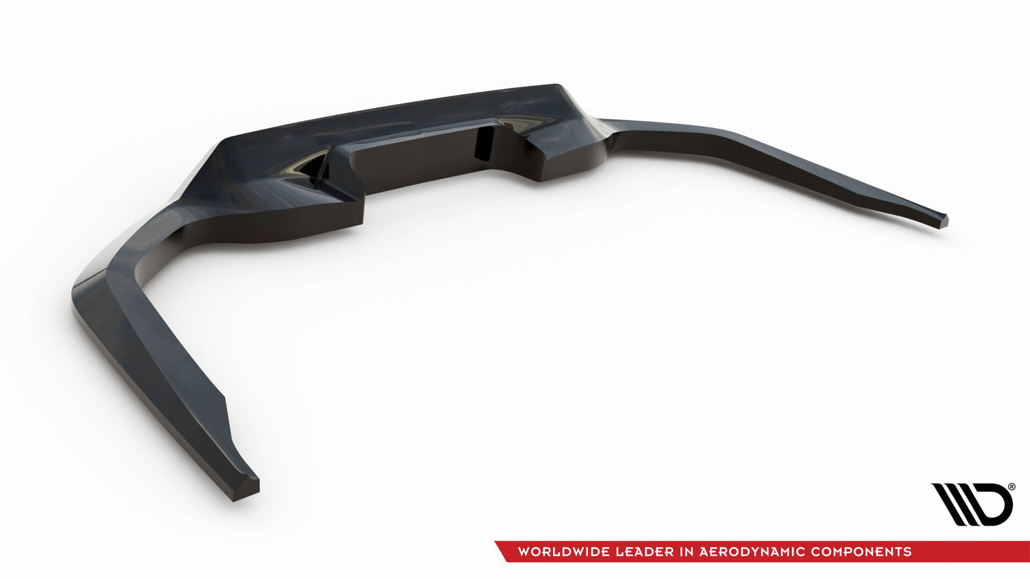 Mittlerer Cup Diffusor DTM Look Heck Ansatz für Honda Civic SI Mk10 schwarz Hochglanz