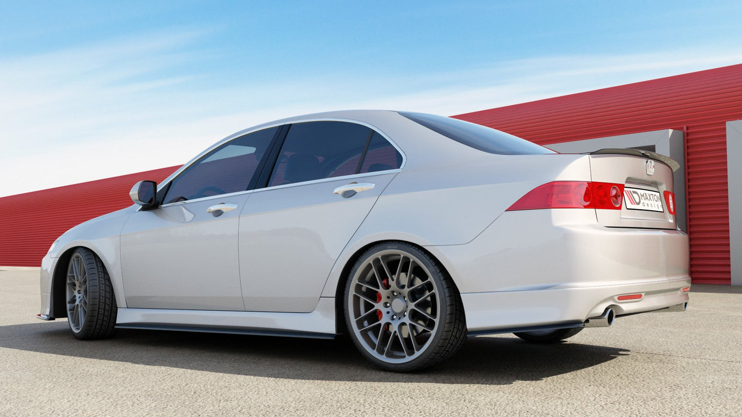 Spoiler CAP für HONDA ACCORD VII TYPE-S schwarz Hochglanz