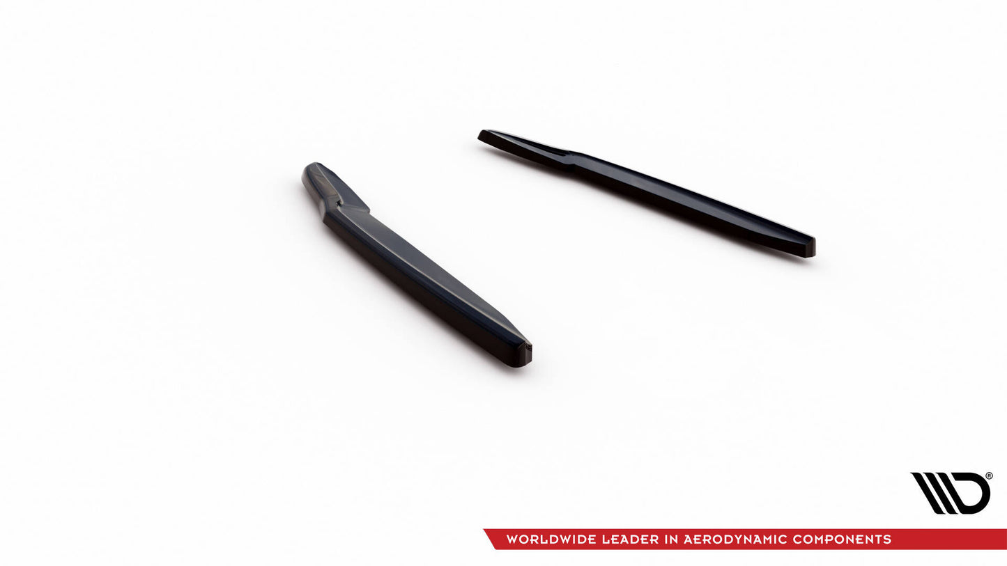 Heck Ansatz Flaps Diffusor für BMW 6er GT G32 M-Paket schwarz Hochglanz