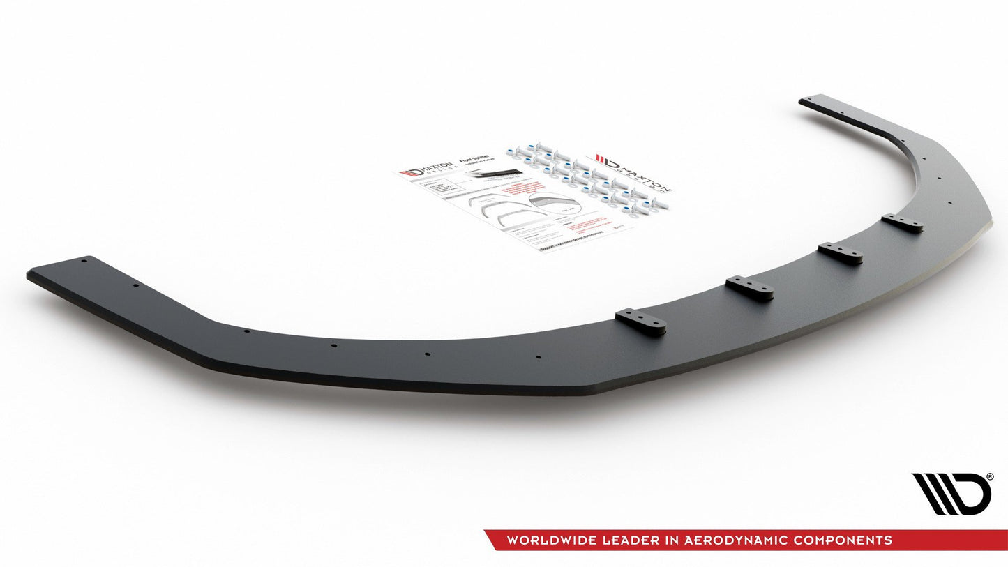 Street Pro Front Ansatz für +Flaps für Hyundai I30 N Mk3 Hatchback / Fastback schwarz Hochglanz