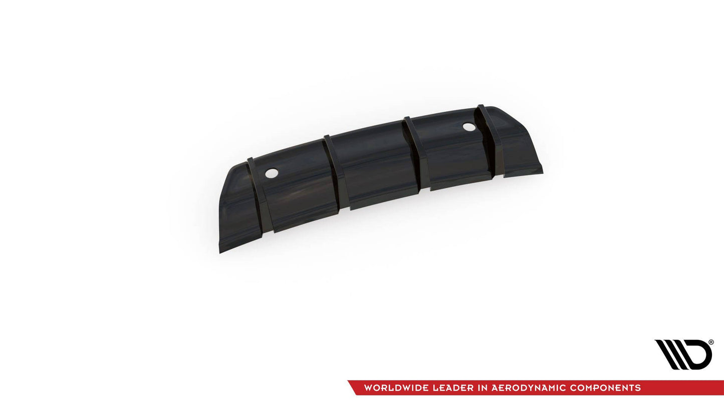 Diffusor Heck Ansatz für Volvo V40 R-design schwarz Hochglanz