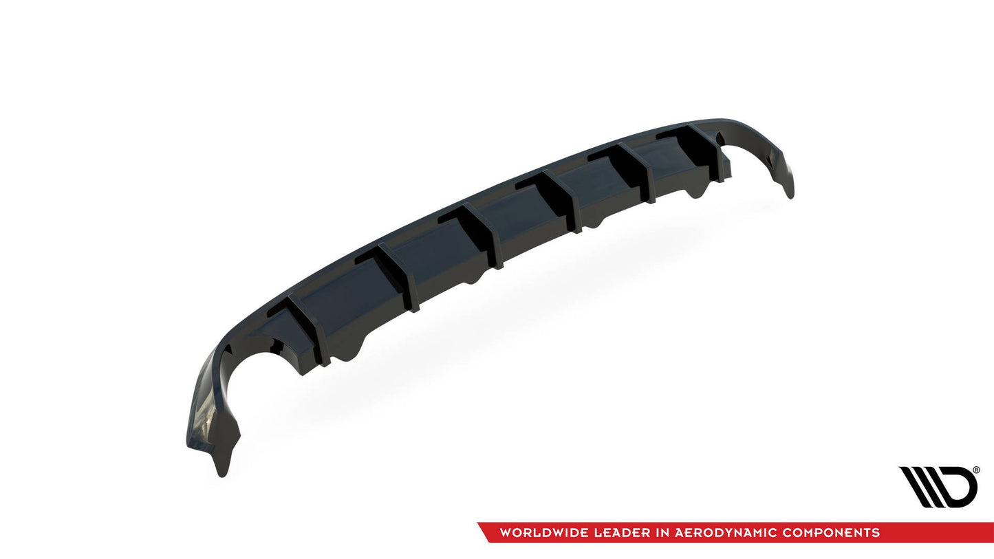 Diffusor Heck Ansatz für BMW 3er G20 / G21 schwarz Hochglanz