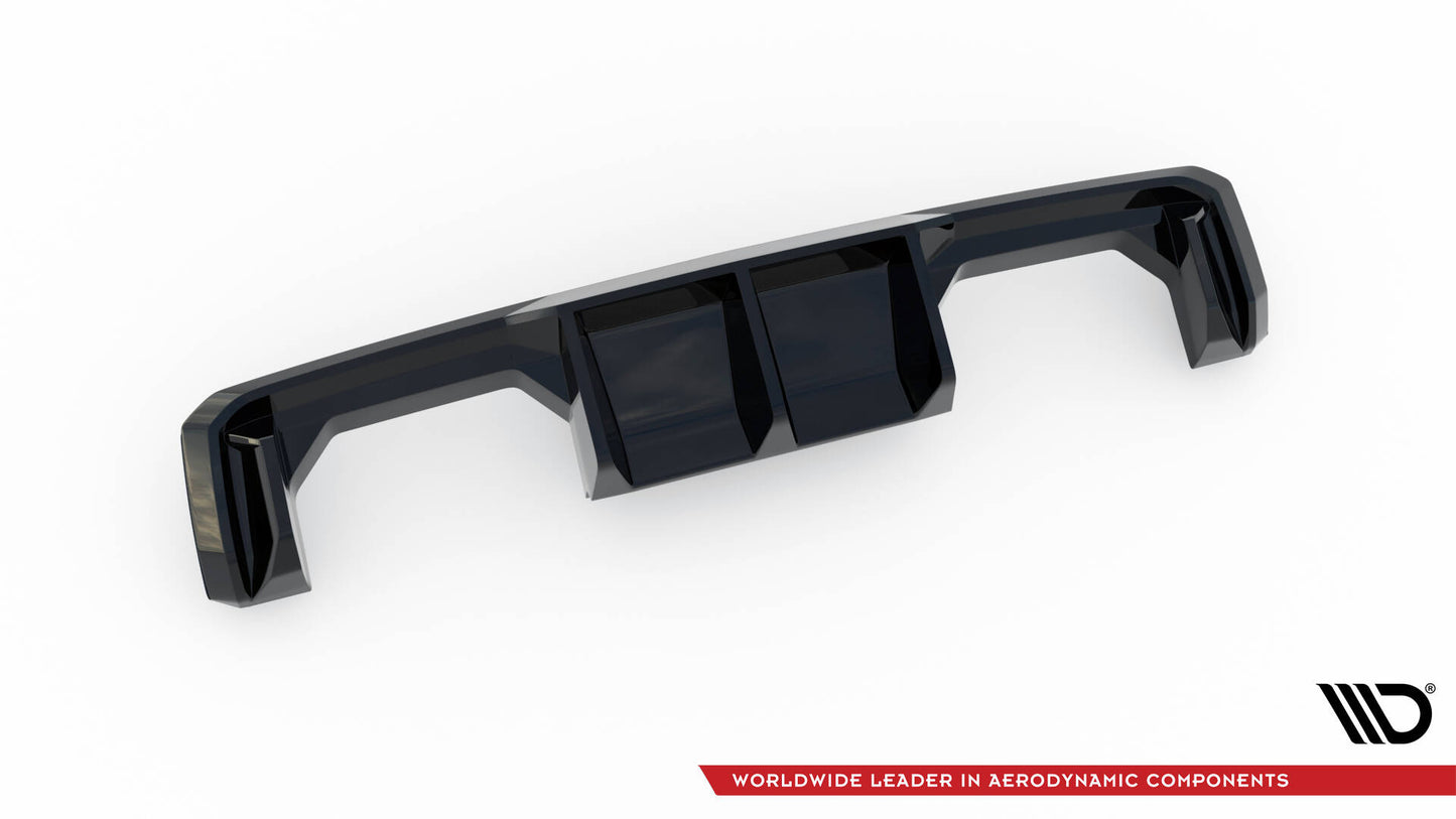 Diffusor Heck Ansatz für BMW M3 Limousine / Touring G80 / G81 schwarz Hochglanz