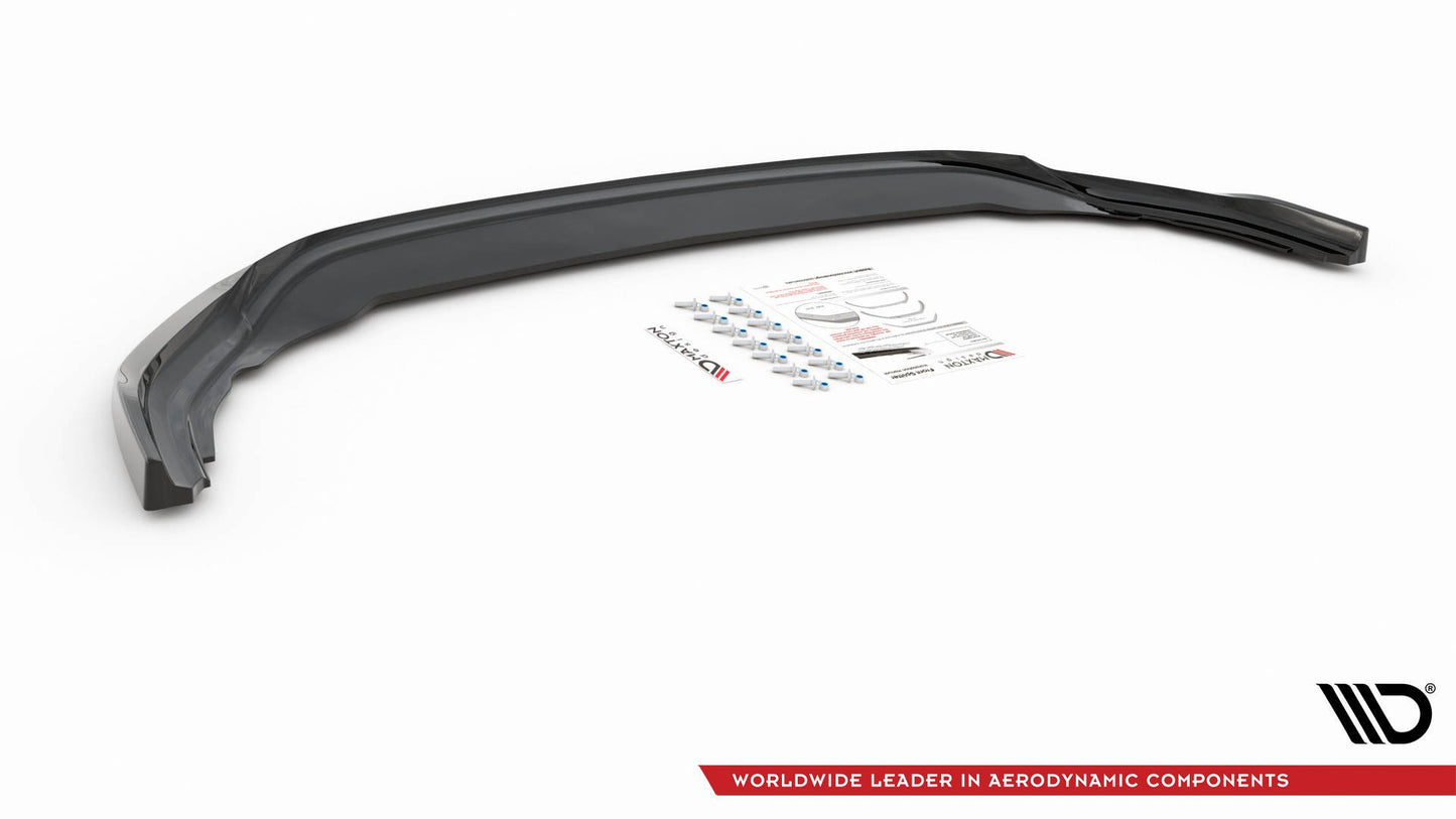 Front Ansatz V.6 für Volkswagen Golf R Mk8 Carbon Look