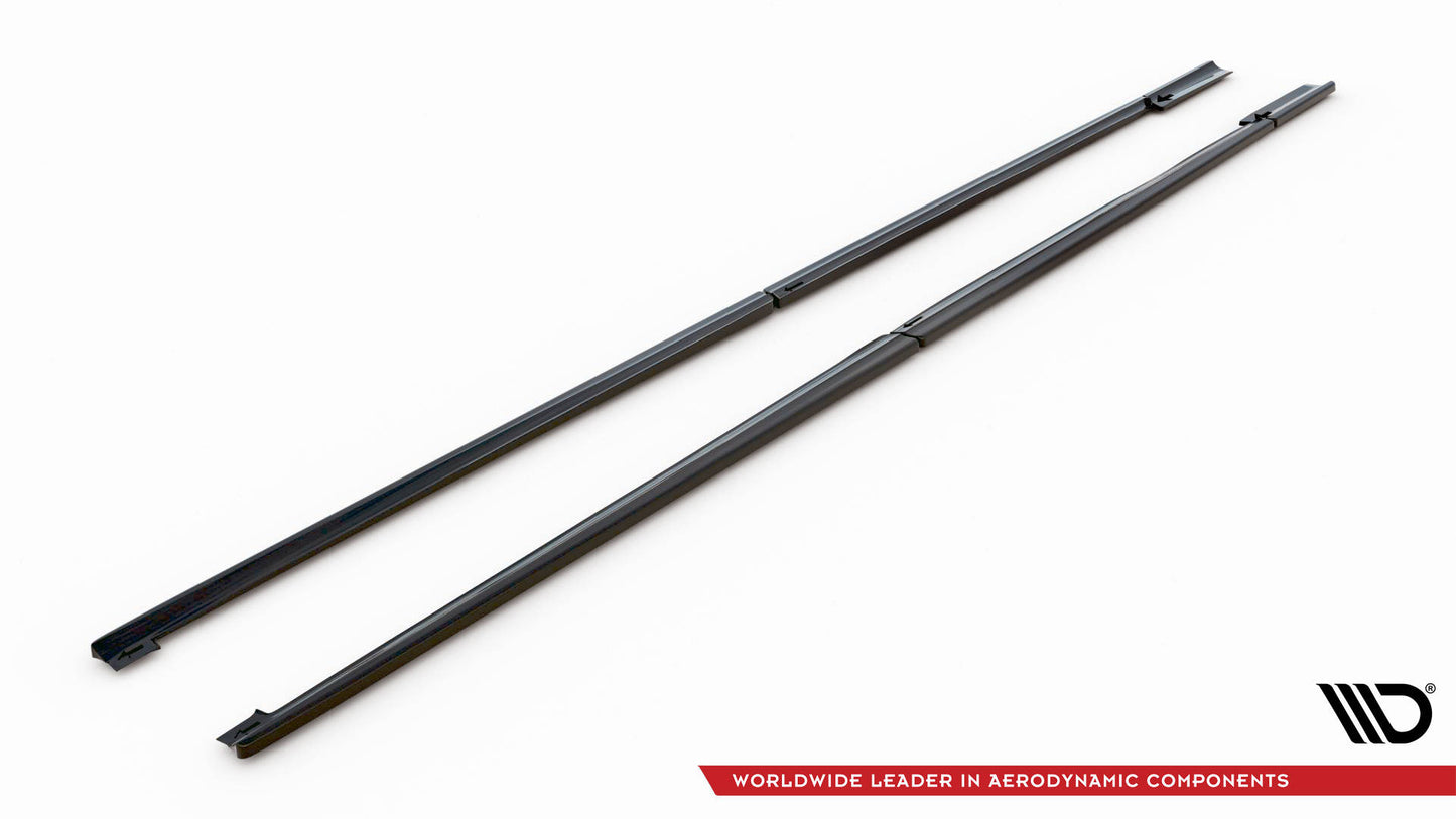 Seitenschweller Ansatz für V.1 für Mercedes-Benz V-Klasse Extra Long AMG-Line W447 schwarz Hochglanz