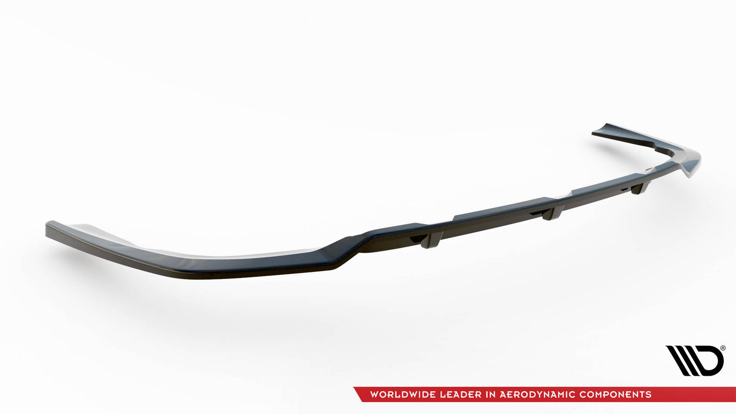 Mittlerer Cup Diffusor DTM Look Heck Ansatz V.2 für BMW X6 M-Paket G06 schwarz Hochglanz