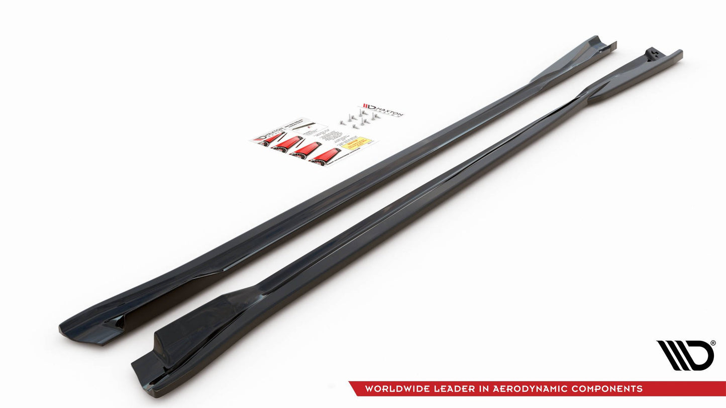 Seitenschweller Ansatz für VW Arteon R/ R-Line Facelift schwarz Hochglanz