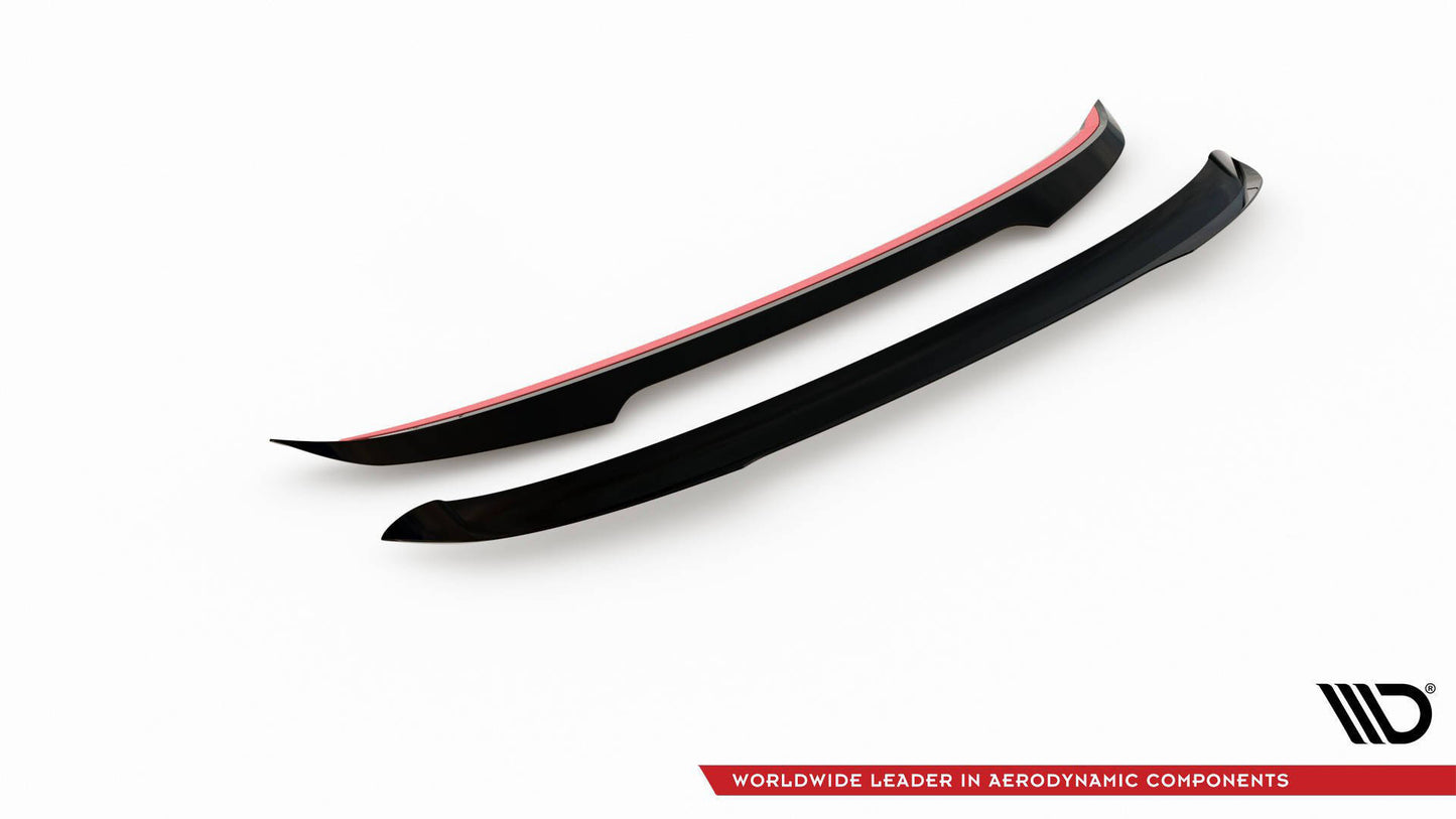 Spoiler CAP V.1 für VW Golf GTI / GTE / GTD / R-Line / R Mk8 schwarz Hochglanz