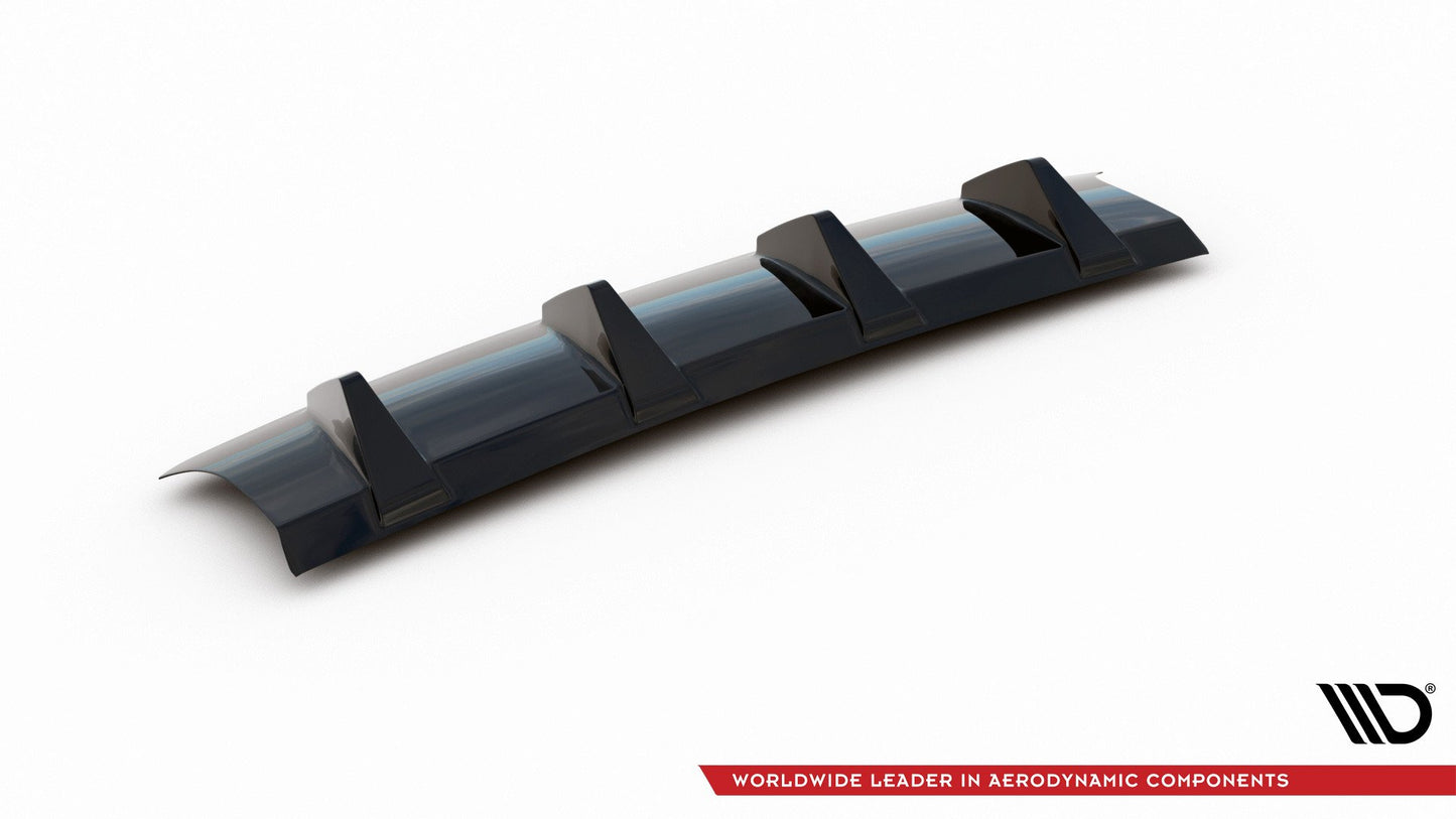 Diffusor Heck Ansatz für Audi S3 8V FL Hatchback Carbon Look