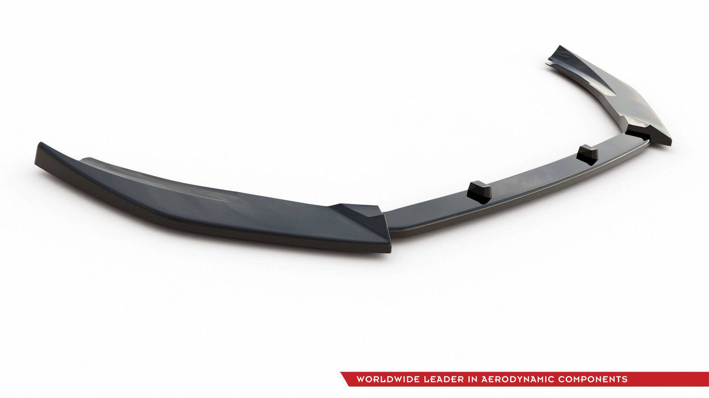 Front Ansatz V.7 für Ford Fiesta Mk8 ST / ST-Line schwarz Hochglanz