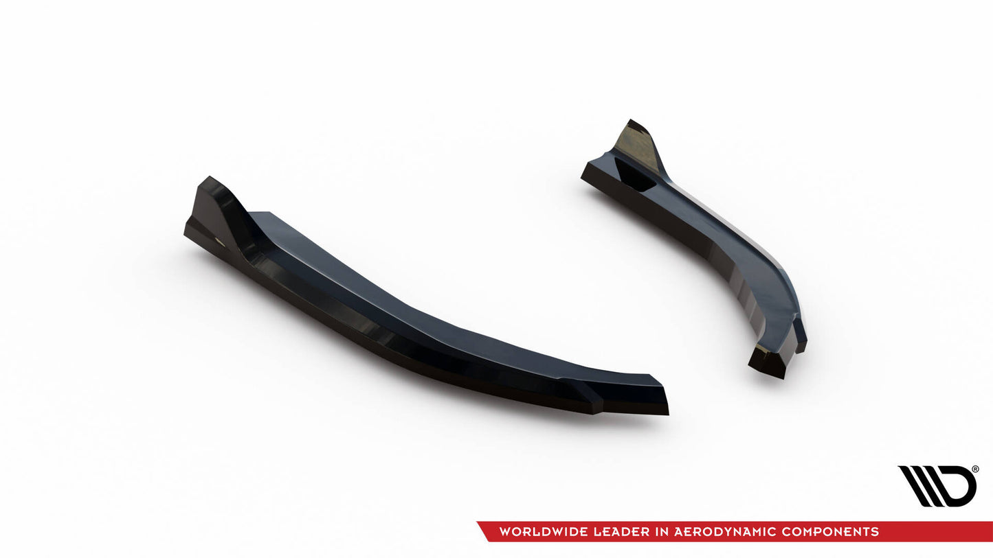 Heck Ansatz Flaps Diffusor für BMW 3er Limousine / Touring G20 / G21 Facelift schwarz Hochglanz