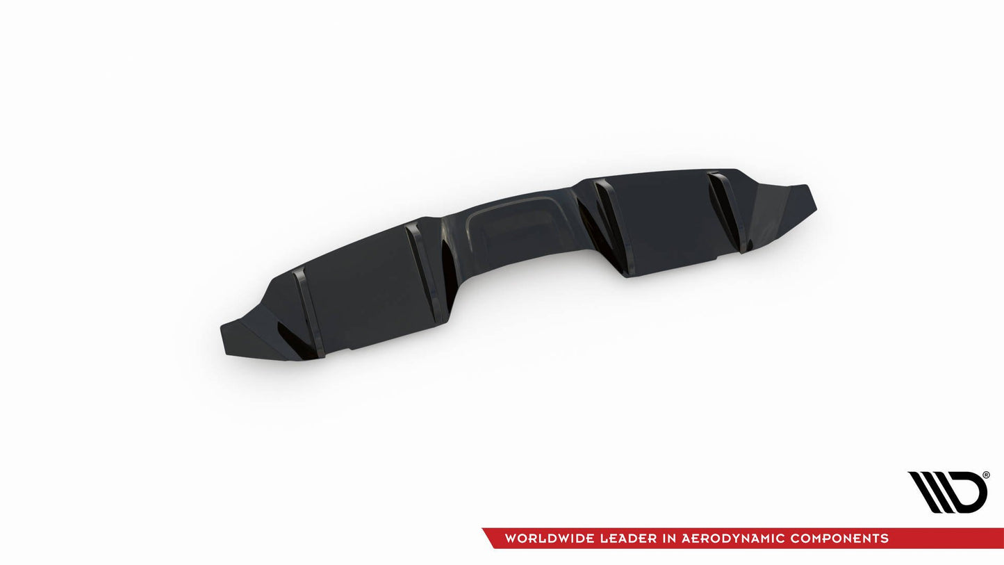 Diffusor Heck Ansatz für Ford Mustang Mk. 6 Facelift Carbon Look