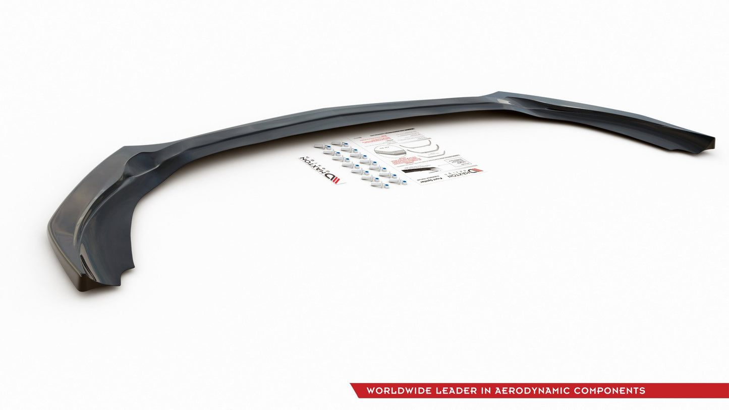 Front Ansatz V.2 für Mercedes A35 AMG Aero W177 schwarz Hochglanz