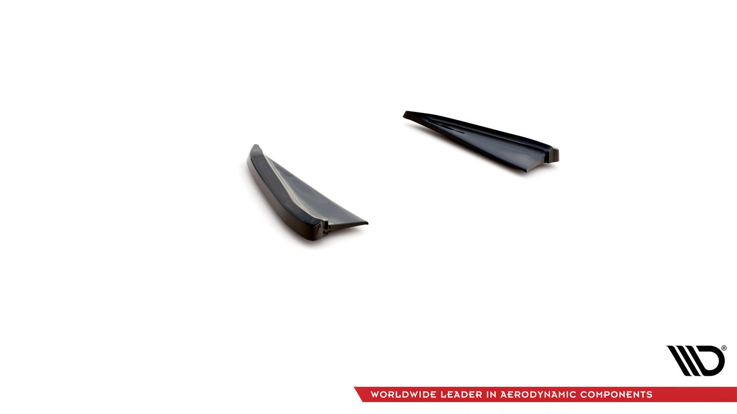 Heck Ansatz Flaps Diffusor V.2 für Tesla Model 3 schwarz Hochglanz