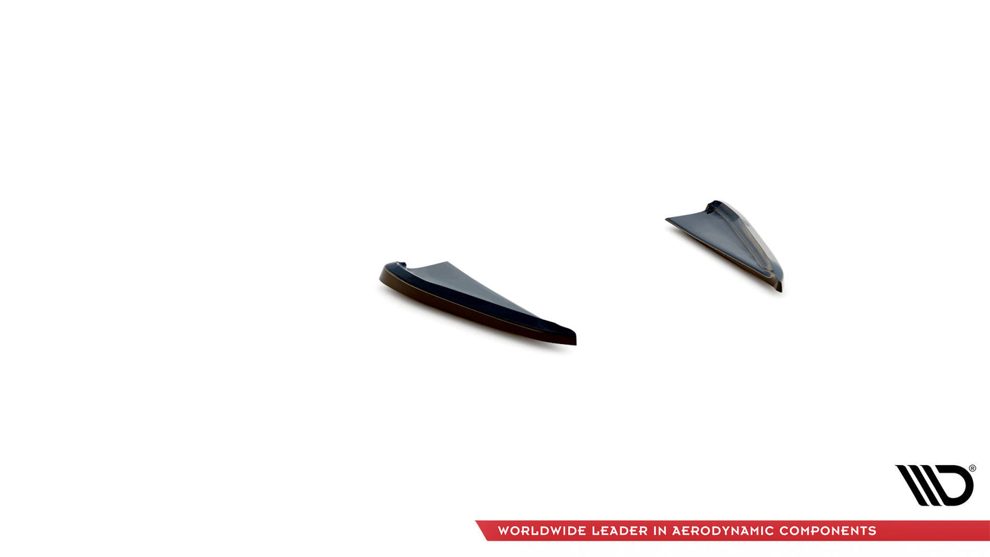 Heck Ansatz Flaps Diffusor V.2 für Tesla Model 3 schwarz Hochglanz