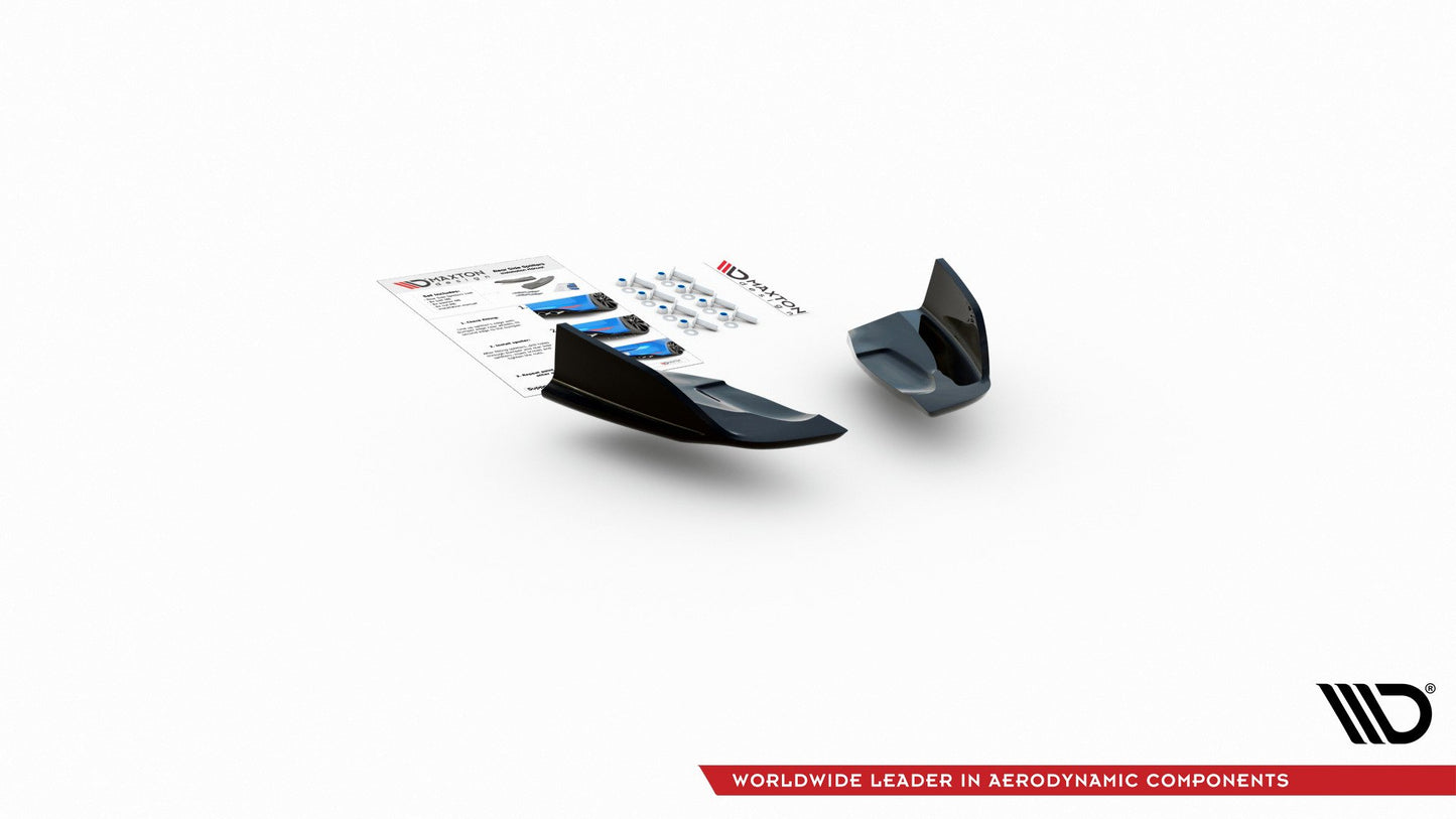 Heck Ansatz Flaps Diffusor für Ford Fiesta 7 ST Facelift