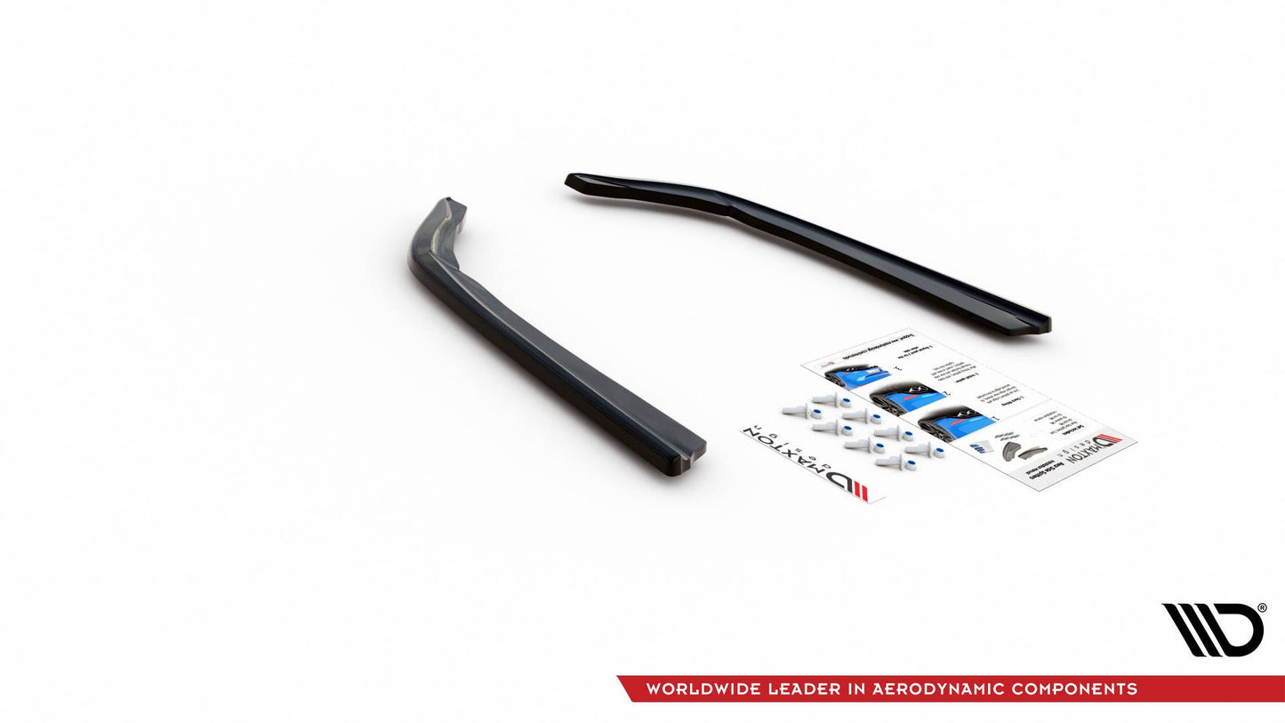 Heck Ansatz Flaps Diffusor V.2 für BMW 3er G20 / G21 M-Paket schwarz Hochglanz