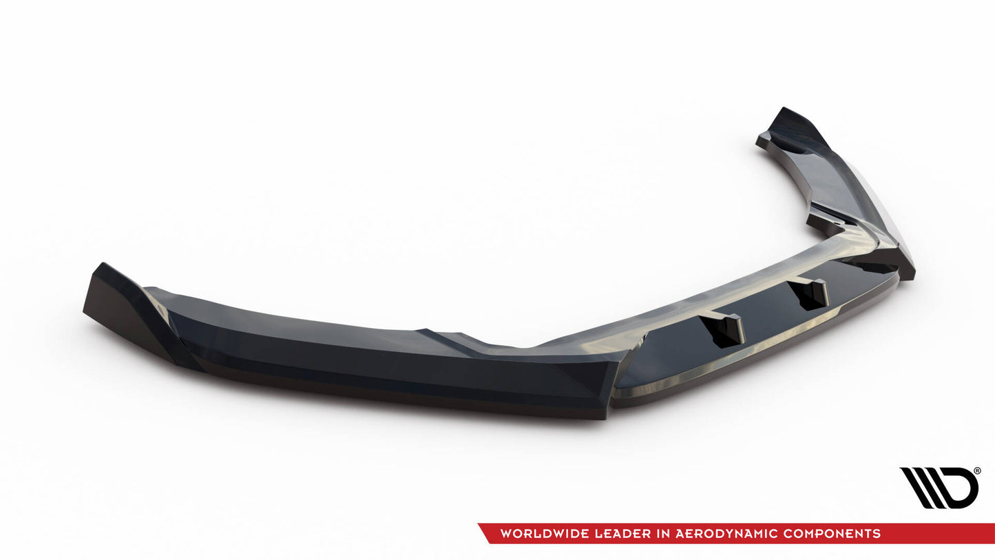 Front Ansatz V.2 für VW Scirocco Mk3 Facelift schwarz Hochglanz