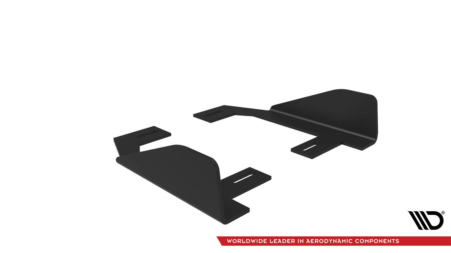 Seitenschweller Flaps für Kia Proceed GT / GT-Line Mk1 Facelift / Ceed GT Mk3 Facelift schwarz Hochglanz