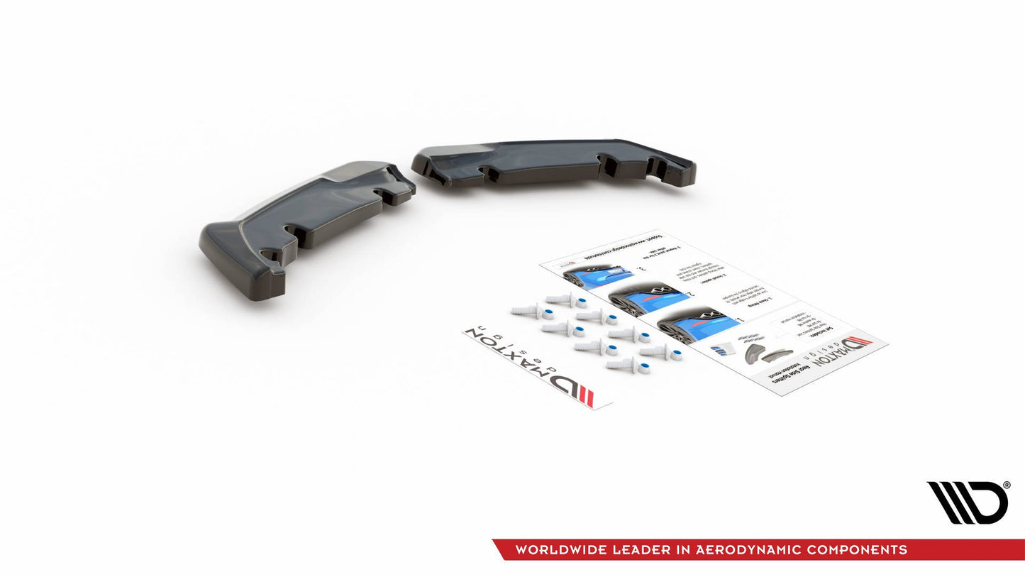 Heck Ansatz Flaps Diffusor V.1 für Toyota GR Yaris Mk4 schwarz Hochglanz