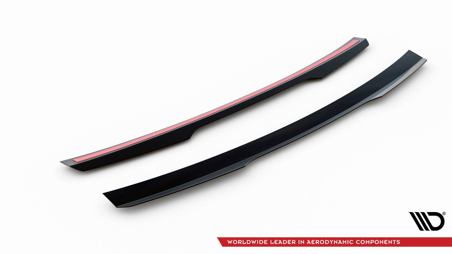 Höher Spoiler CAP für Kia EV6 Mk1 schwarz Hochglanz